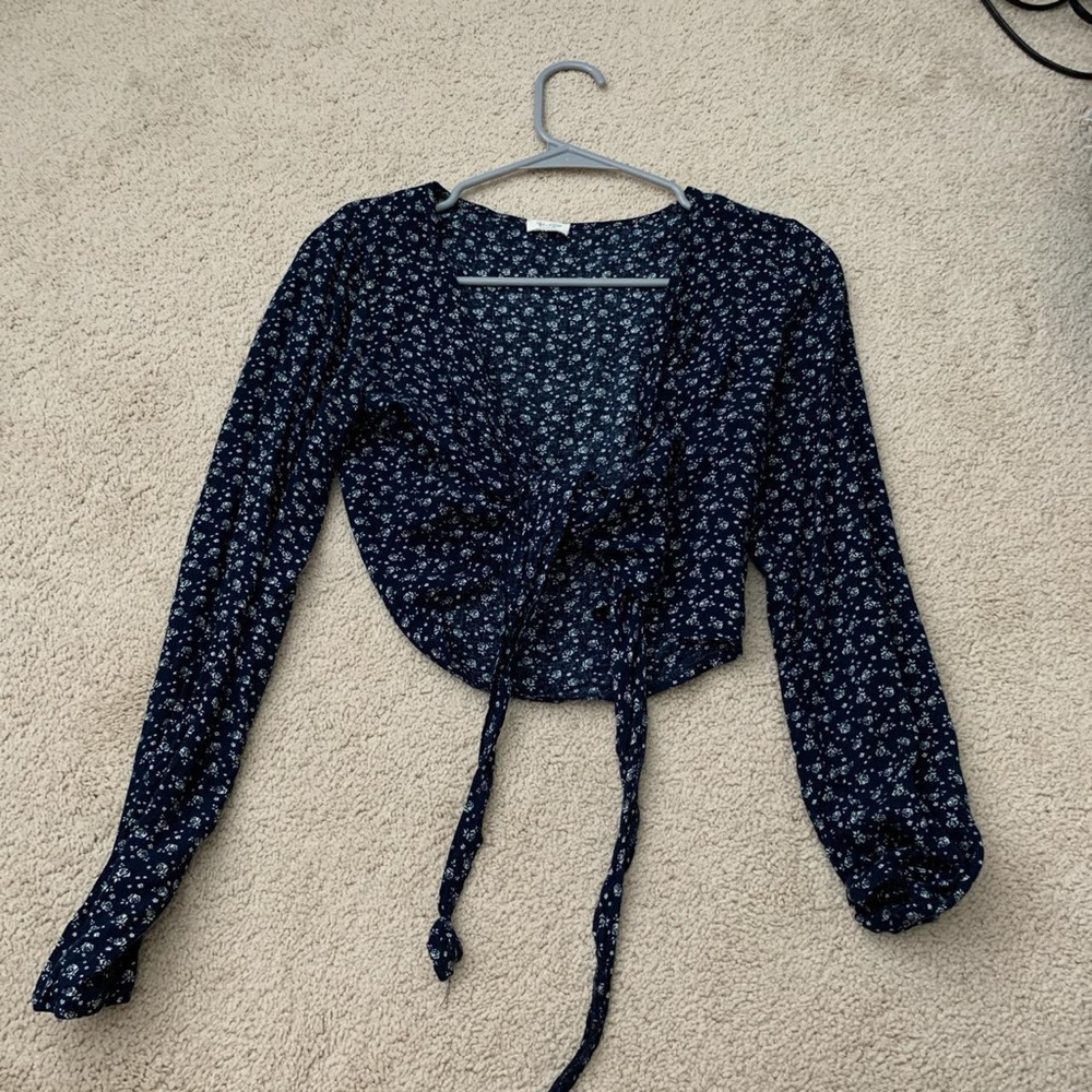 Floral Tie Top